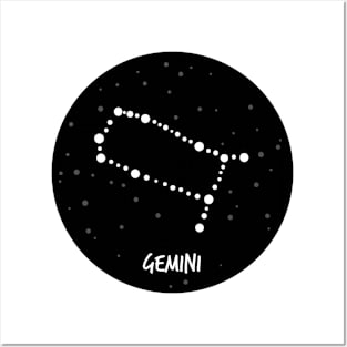 Gemini Constellation Posters and Art